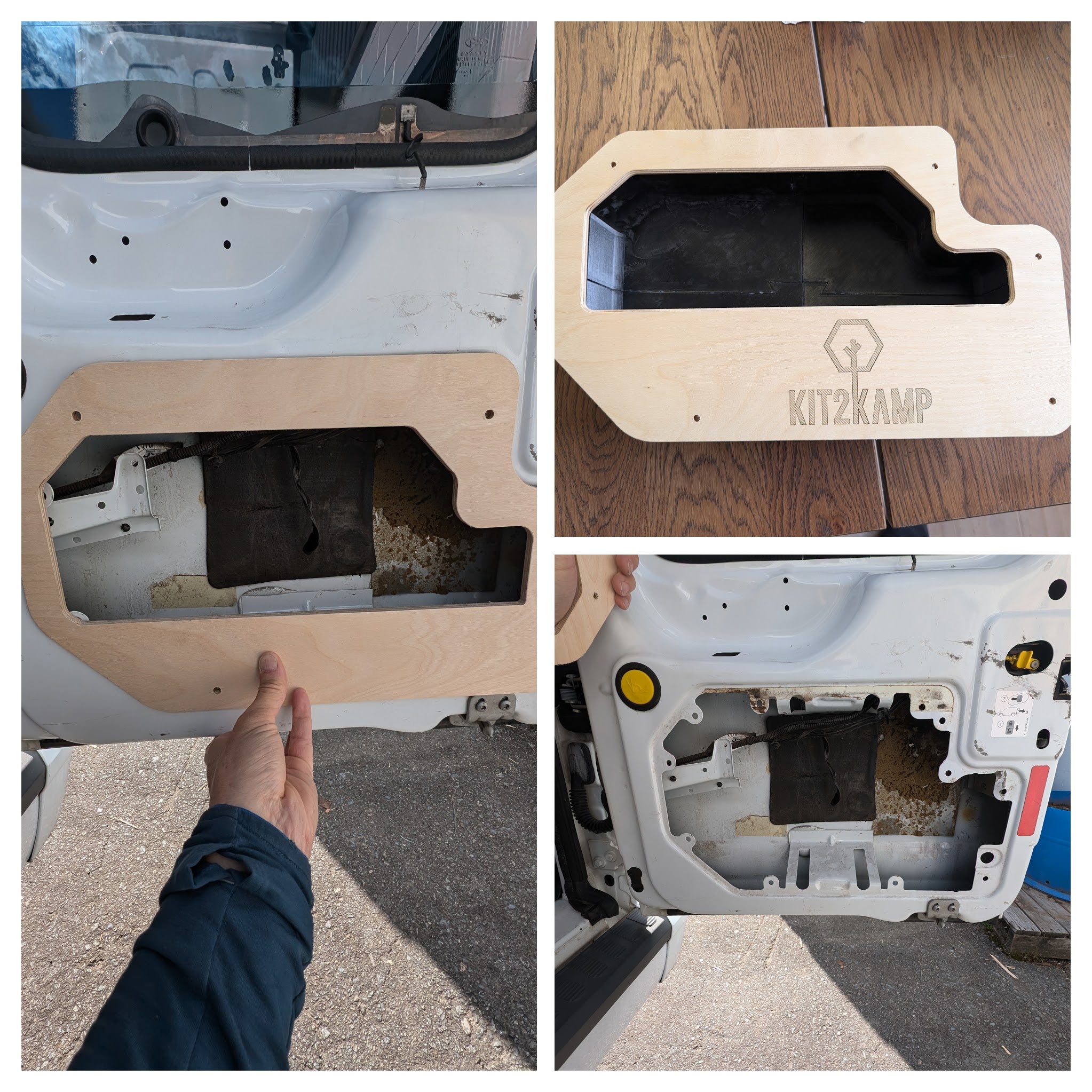 Ford Transit Connect - Back door - Storage cubbies