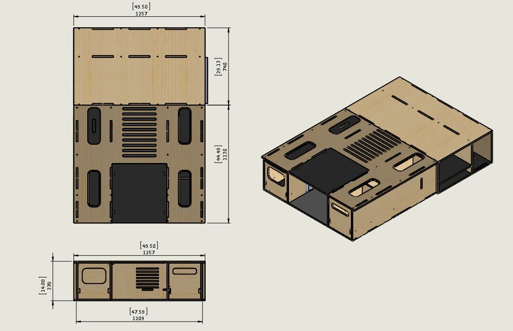 Ford transit connect Conversion Kit - Flat Pack Sleep & Storage System