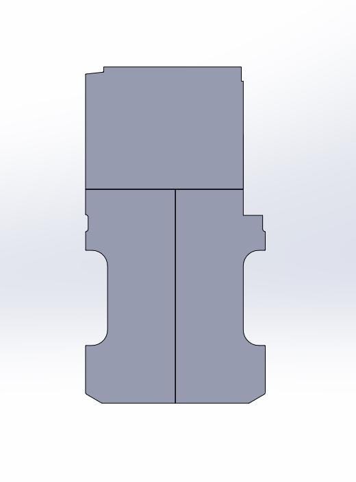 Sprinter 144 floor dxf - CAD / 2018-2025 /