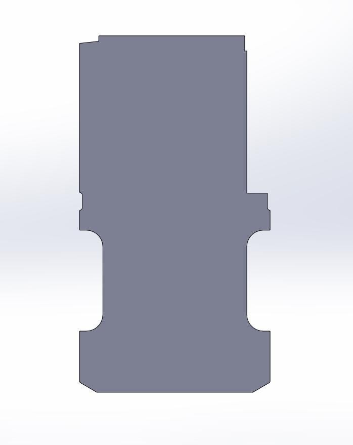 Sprinter 144 floor dxf - CAD / 2018-2025 /