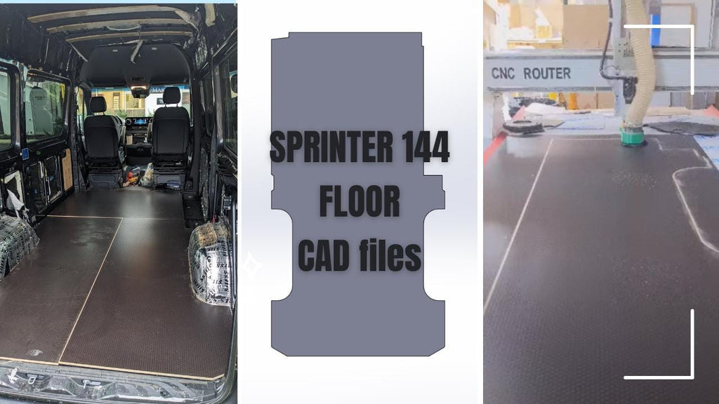 Sprinter Runner Dxf Sprinter 144 floor dxf - CAD / 2018-2025 / – Kit2Kamp