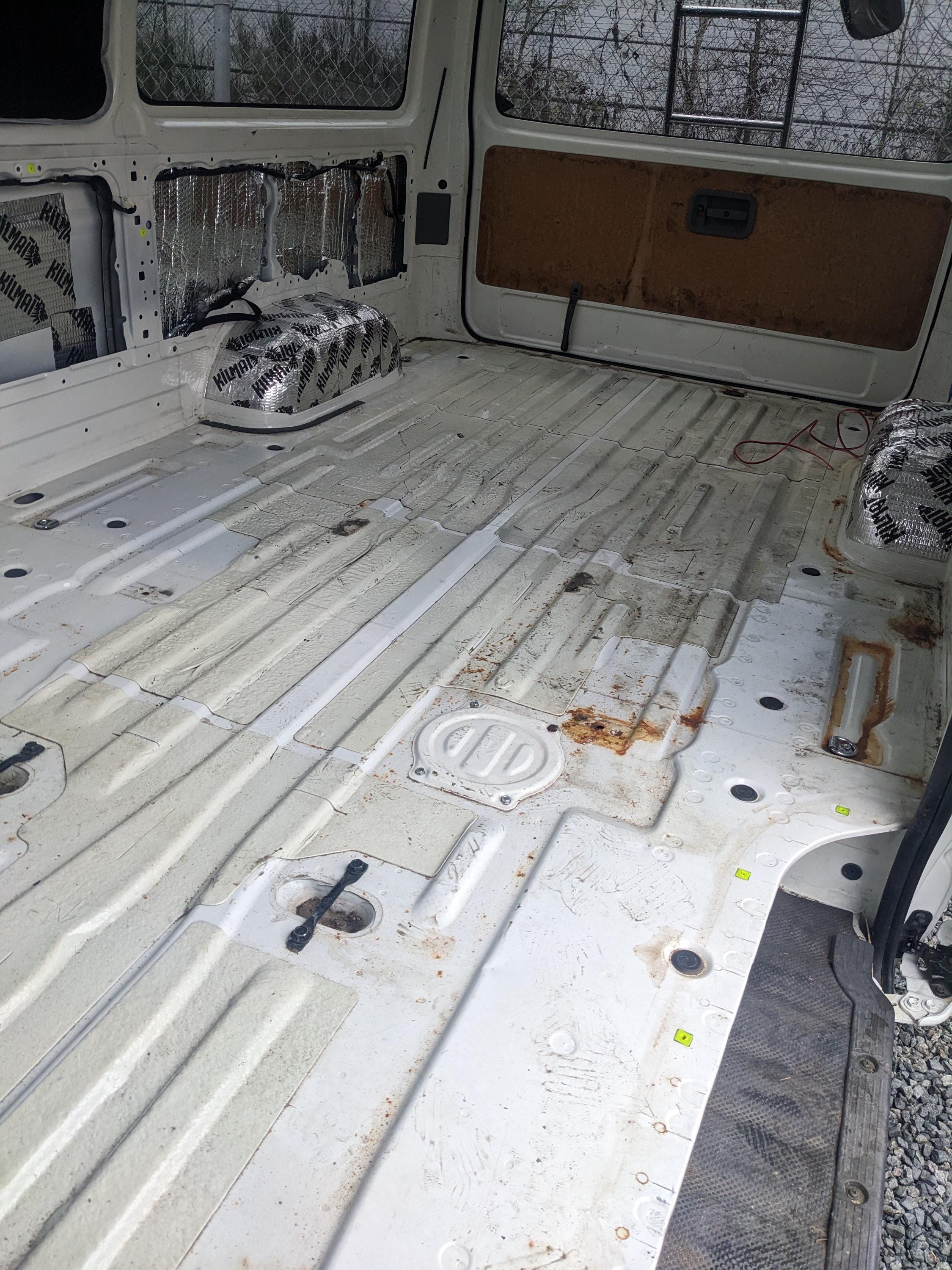 Toyota Hiace H200 - 2004-2019, Wide body, Long wheelbase - floor .dxf file for CNC