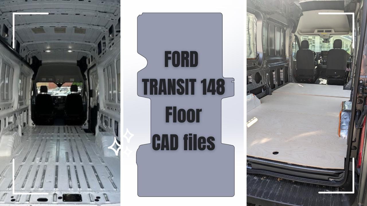 Transit 148 floor dxf - CAD / 2018-2025 /
