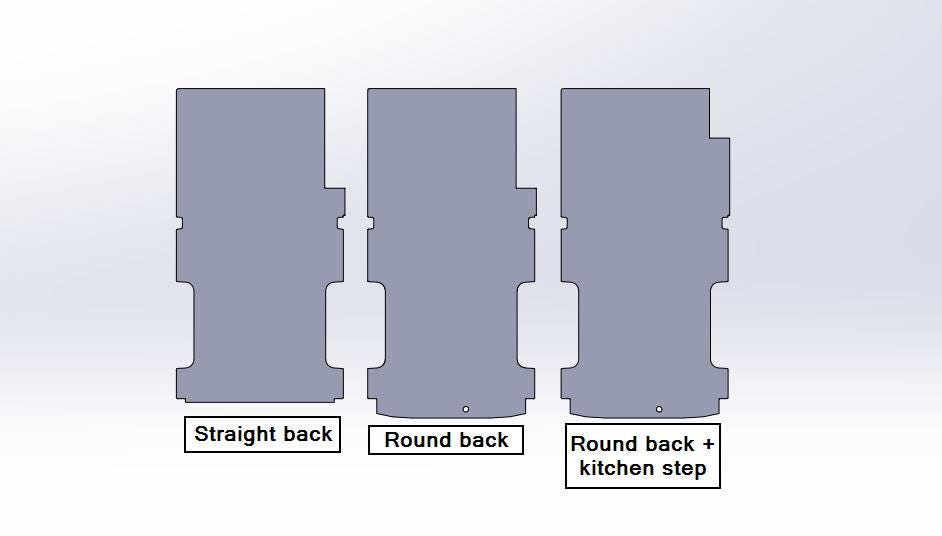 Transit 148 floor dxf - CAD / 2018-2025 /