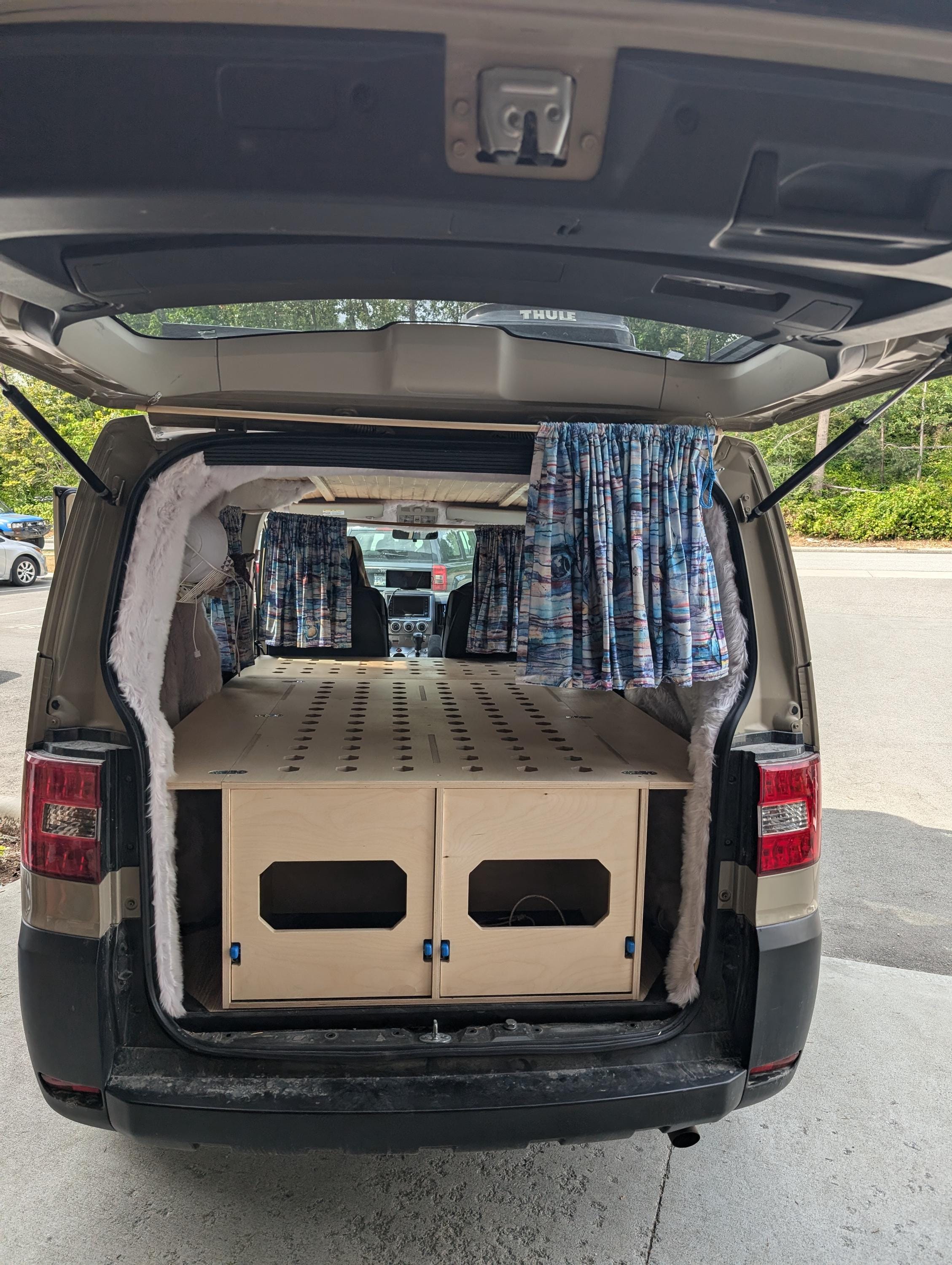 Mitsubishi Delica D5 / L400 Camping Conversion Kit - Flat Pack Sleep & Storage System