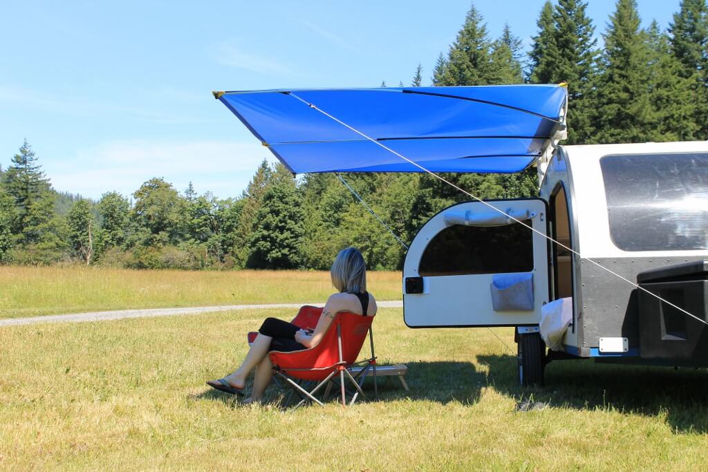 Compact Awning for SUV, Jeep, Truck, Teardrop or Boler Trailer by Shadyboy