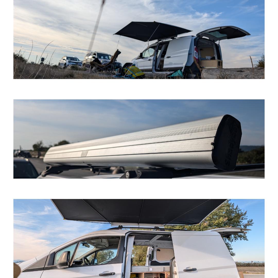 Compact Awning for SUV, Jeep, Truck, Teardrop or Boler Trailer by Shadyboy