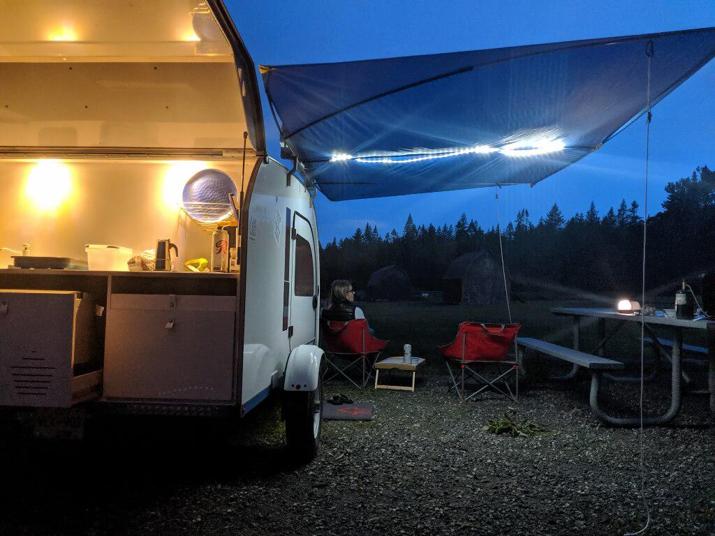 Compact Awning for SUV, Jeep, Truck, Teardrop or Boler Trailer by Shadyboy