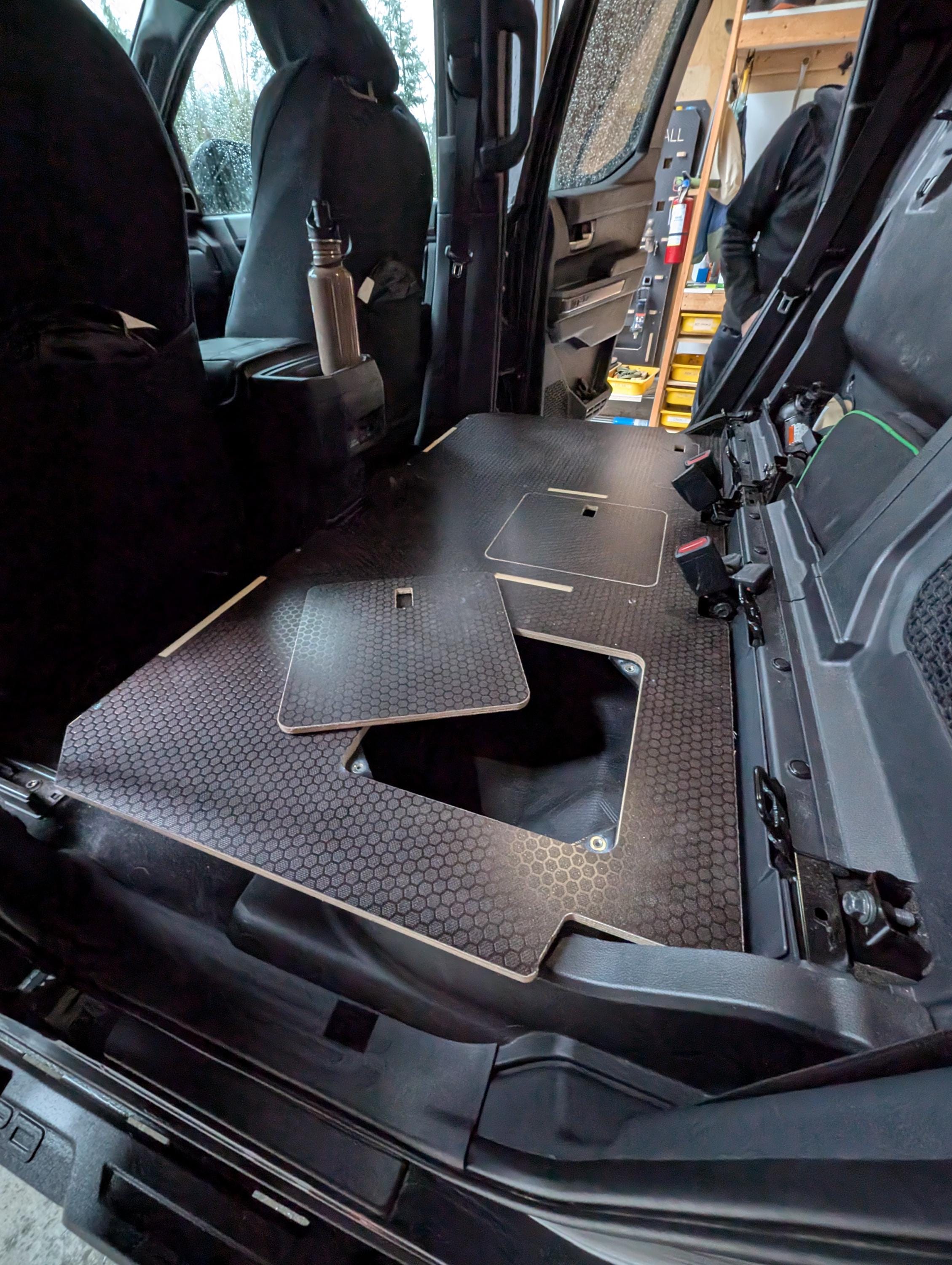 Toyota Tacoma 4 GEN - Rear Seat Delete Storage Platform