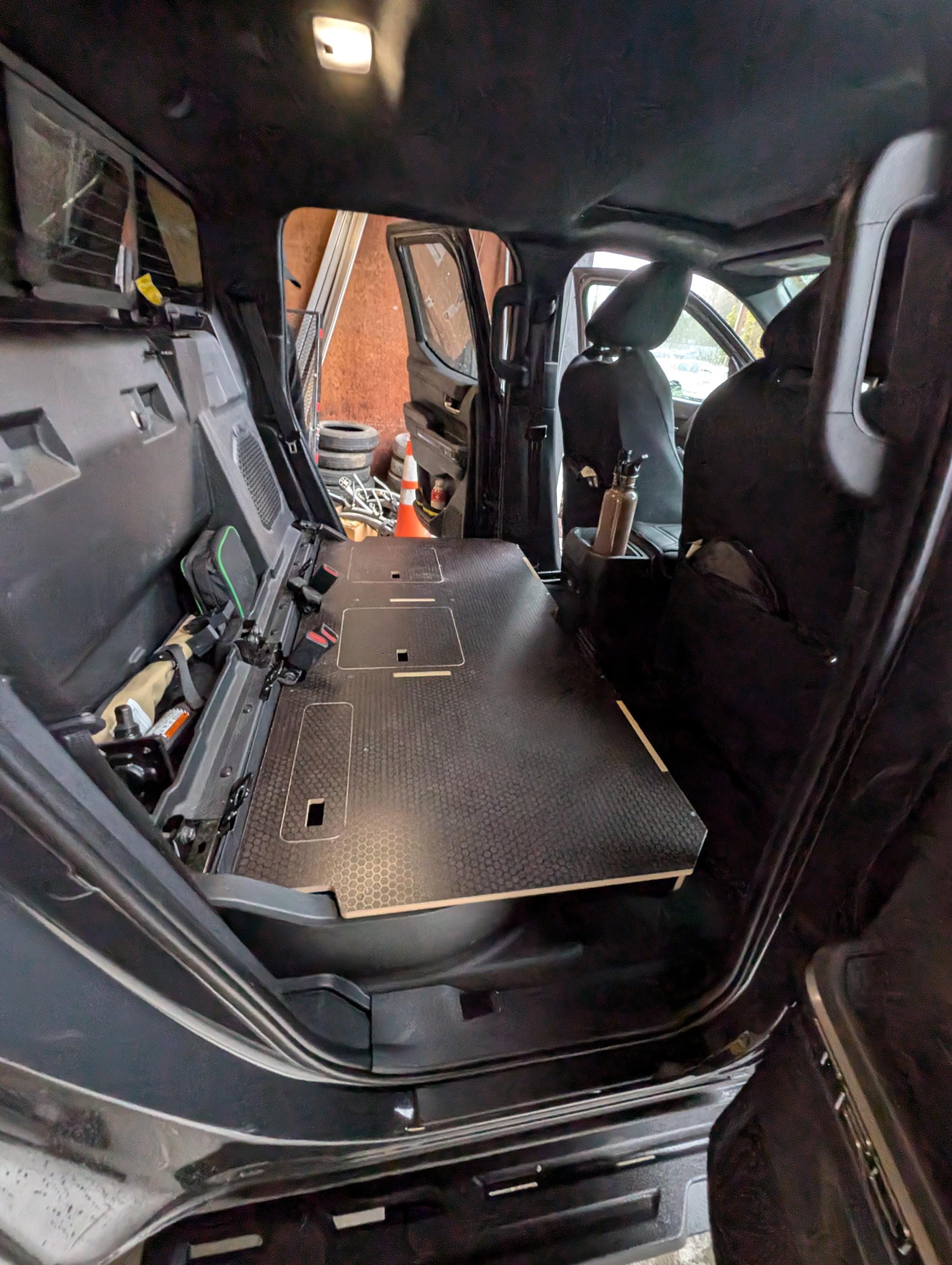 Toyota Tacoma 4 GEN - Rear Seat Delete Storage Platform