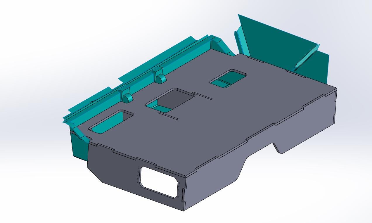 Toyota Tacoma 4 GEN - Rear Seat Delete Storage Platform