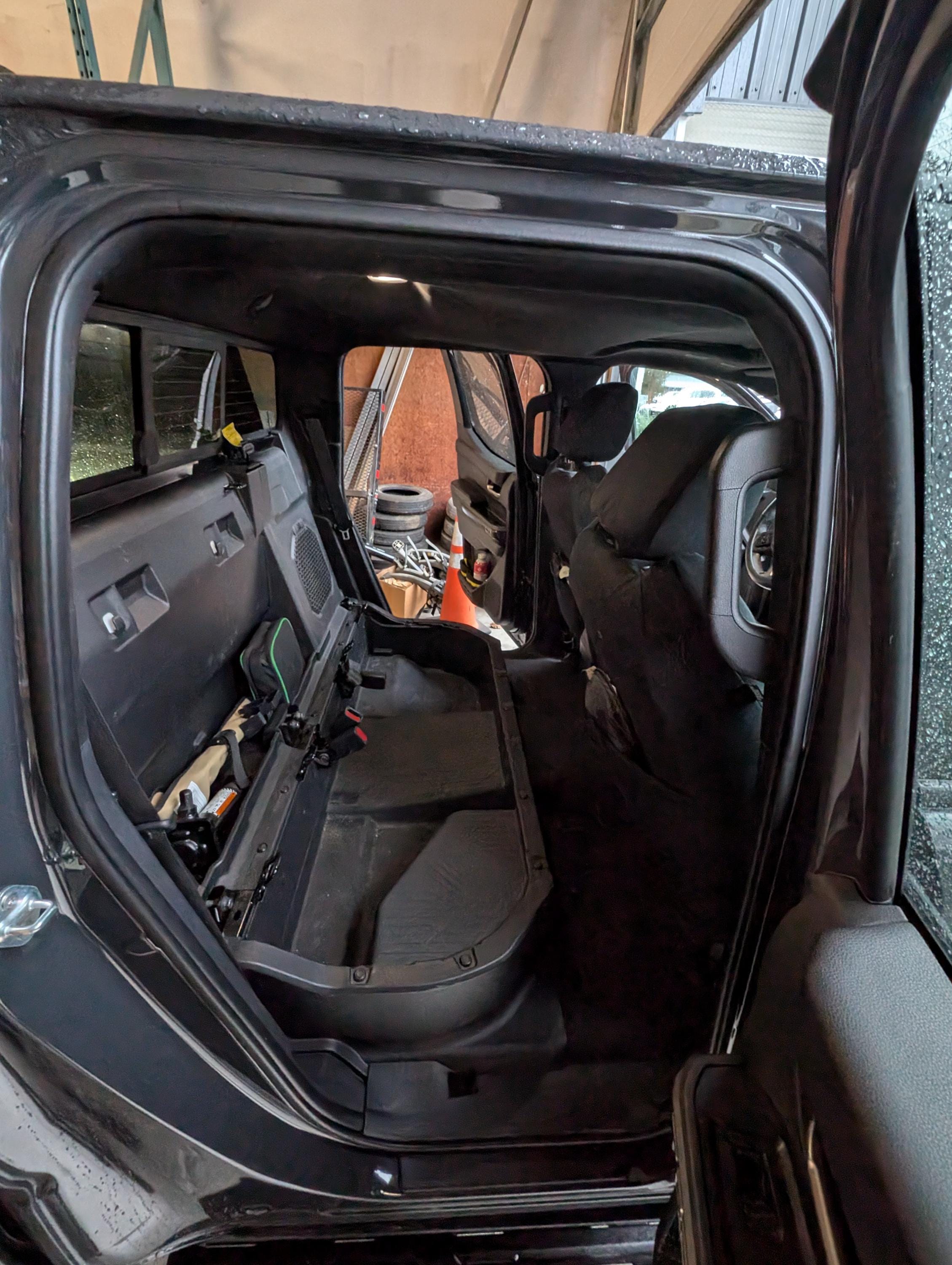 Toyota Tacoma 4 GEN - Rear Seat Delete Storage Platform